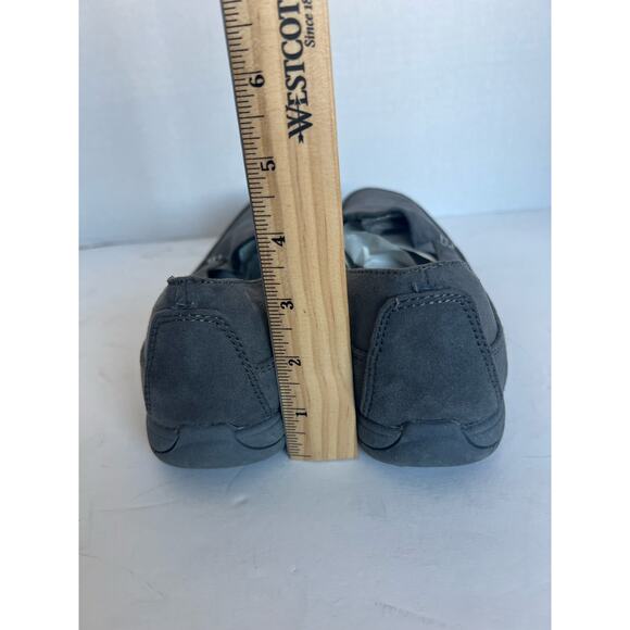 Athletech Women’s Gray Comfort Slip On Loafers Memo Tech Insoles Sneaker Shoes 9 - Picture 6 of 9